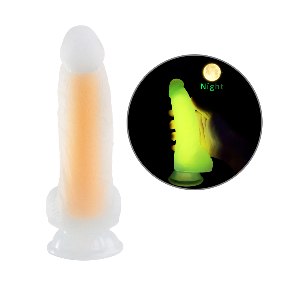 Transparent Luminous Dildo